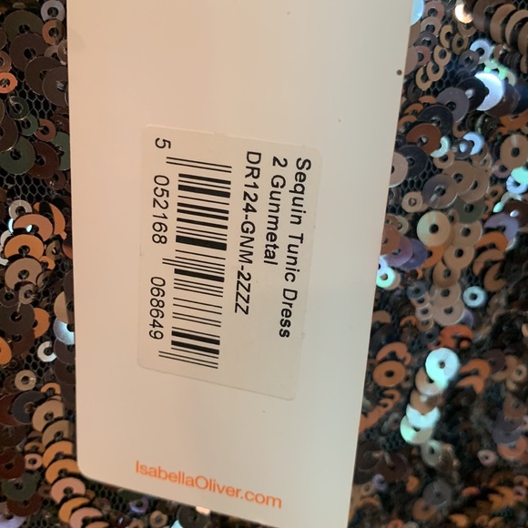 NWT Isabella Oliver maternity sequin 3/4 sleeve mini dress. Gorgeous! - Picture 3 of 8